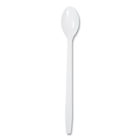 Amercareroyal Polypropylene Cutlery, Soda Spoon, 7.87 in., White, 1000PK P2303W